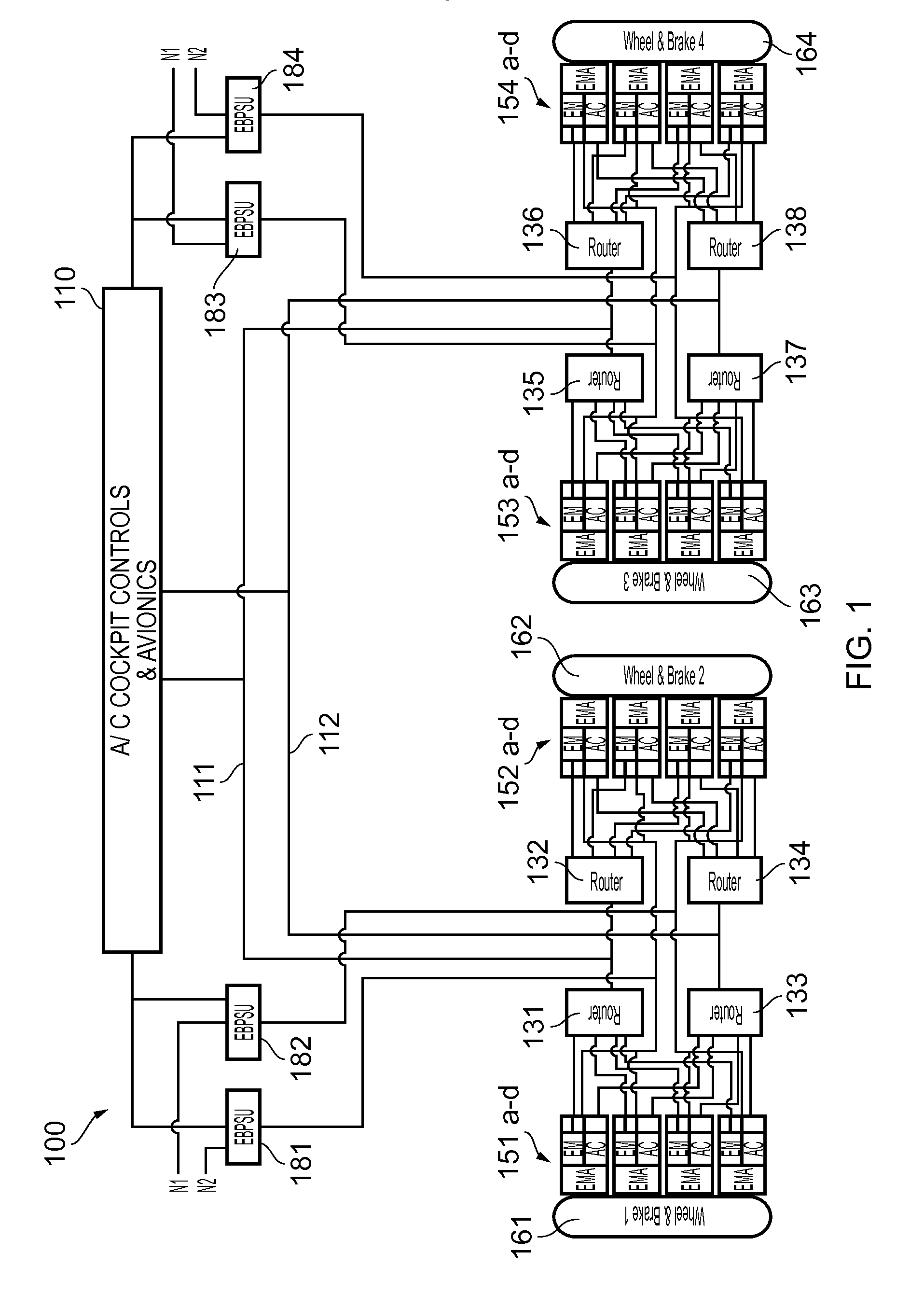 Aircraft electric braking system