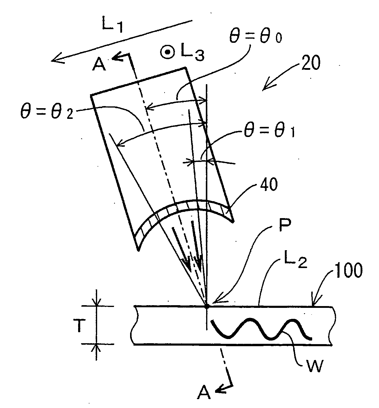 Ultrasonic Wave Propagating Method and Ultrasonic Propagating Device and Ultrasonic Testing Device Using This Method