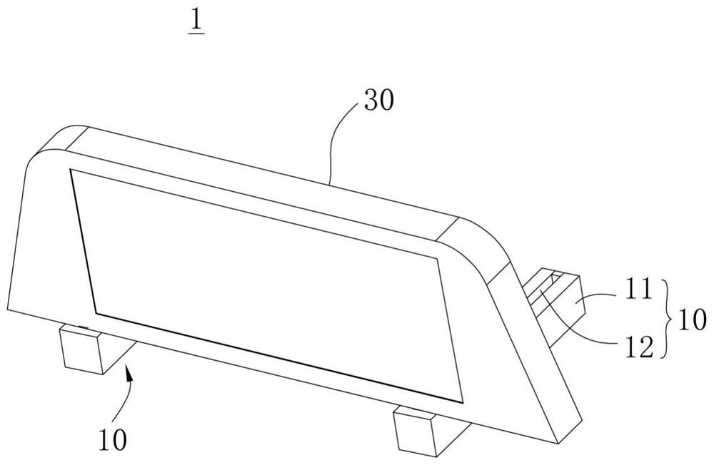 Vehicle-mounted display device and vehicle