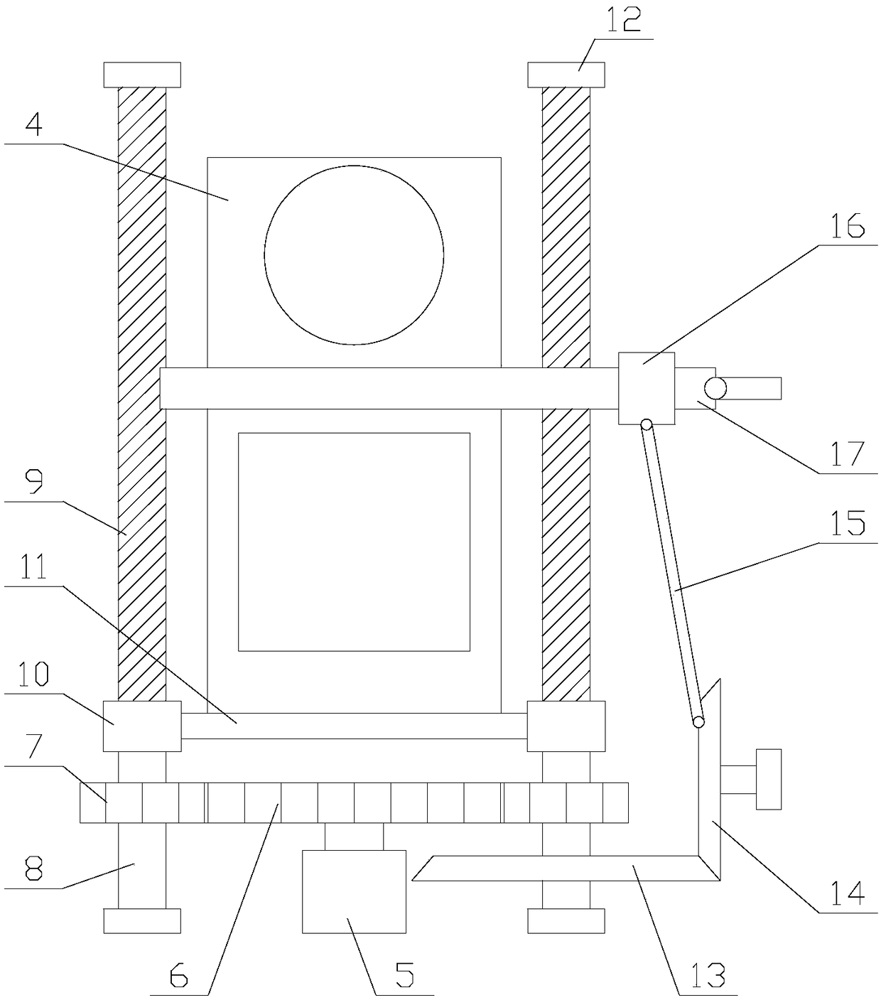 Safe type patrol security and protection robot having sweeping function