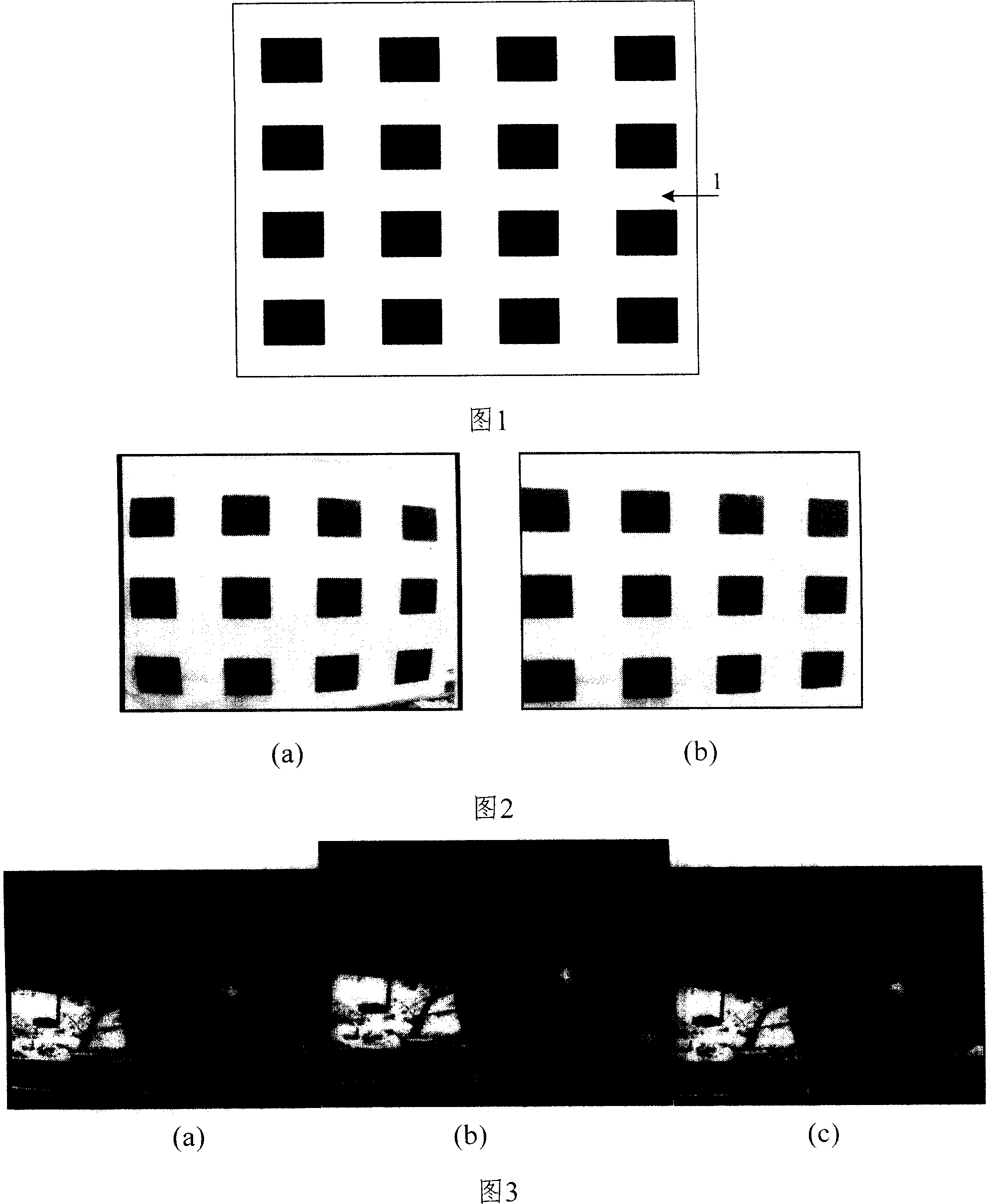 Method for quickly correcting distortion of camera based on collinear feature point