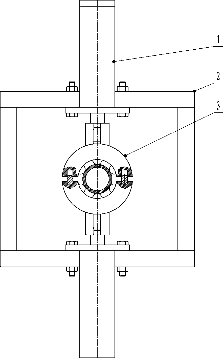 Electromagnetic heating type extrusion molding device for butyl cell heat transfer tube