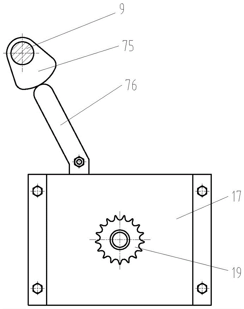 Fully mechanical semi-automatic carton nailing machine