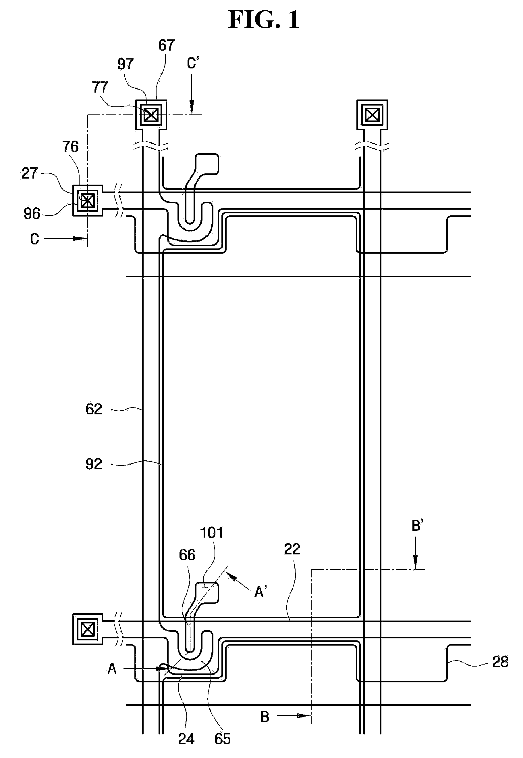 Thin film transistor array substrate and method of fabricating the same