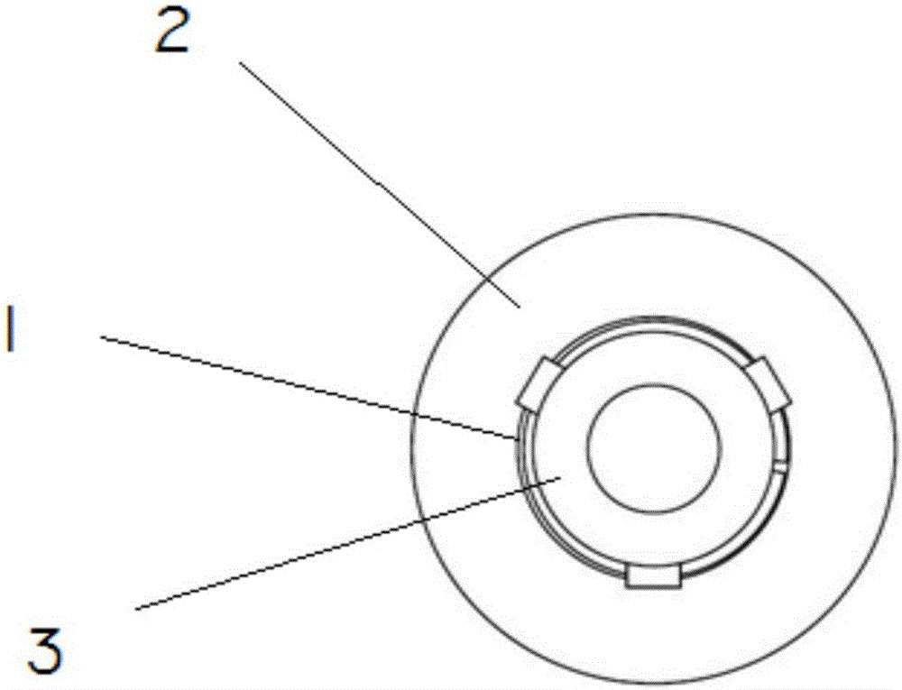 Double-nut-screw type fixing connector based on stretching wedge blocks