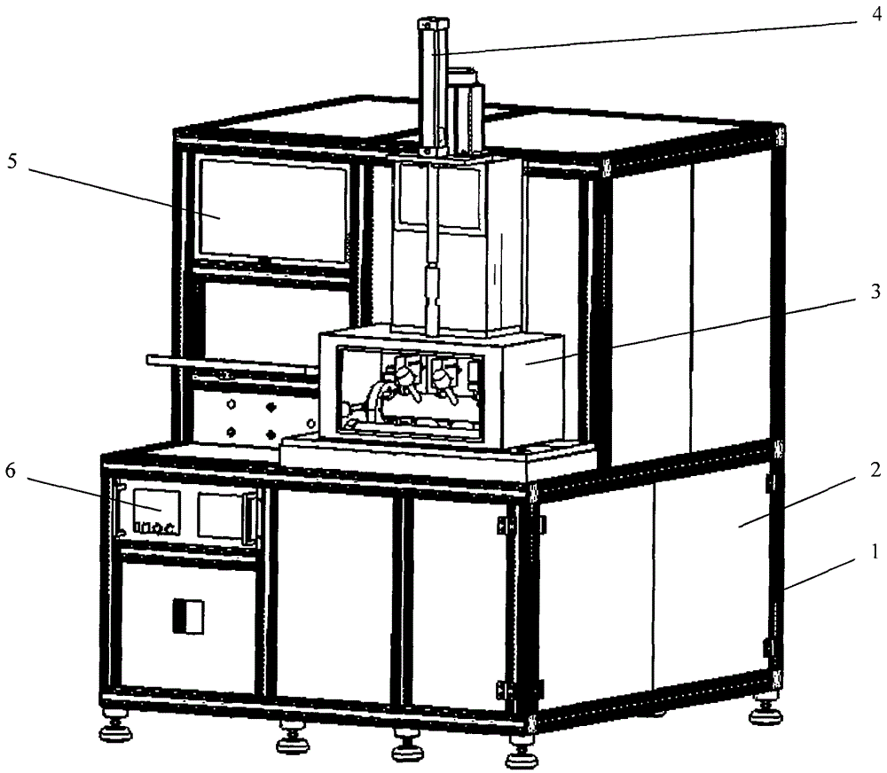 Chain tensioner test bench