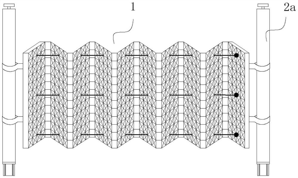 Safety surrounding net for transformer substation maintenance