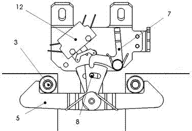 Unlocking device for vehicle door in traffic field