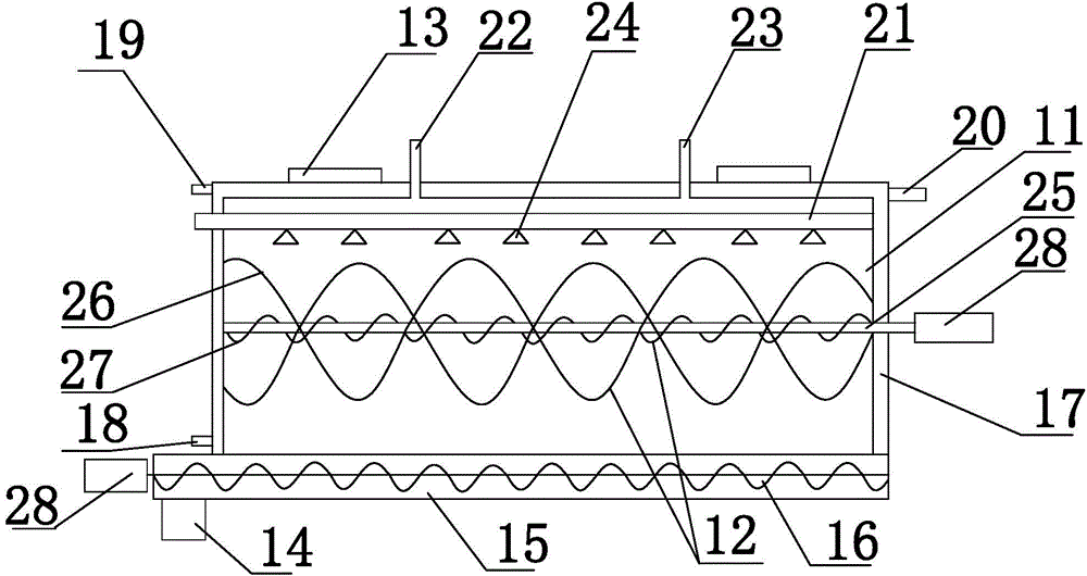 Liquid and solid combined fungicide fermentation and preparation system