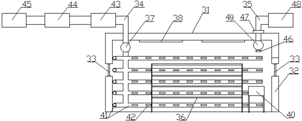 Liquid and solid combined fungicide fermentation and preparation system