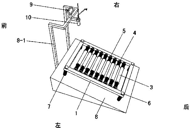 A sports fitness test device