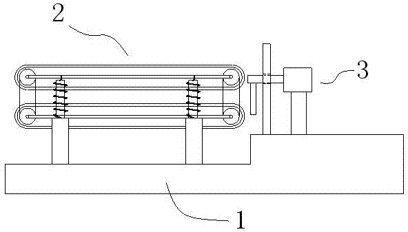 Winding and clamping type feeding slicing machine for traditional Chinese medicines