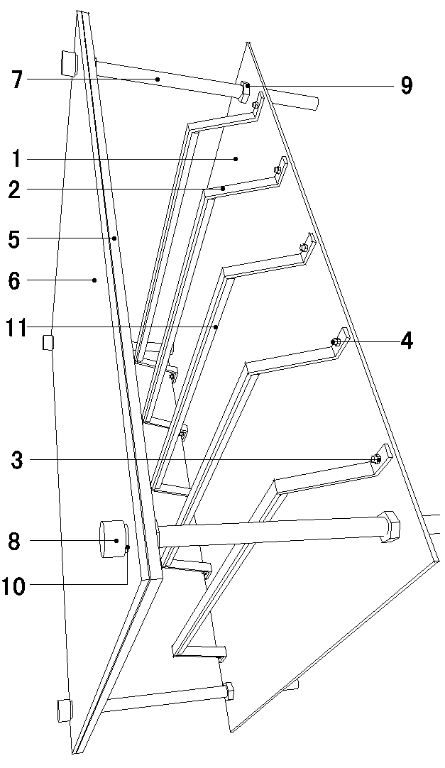 Light-transmitting marble wall face decorating structure