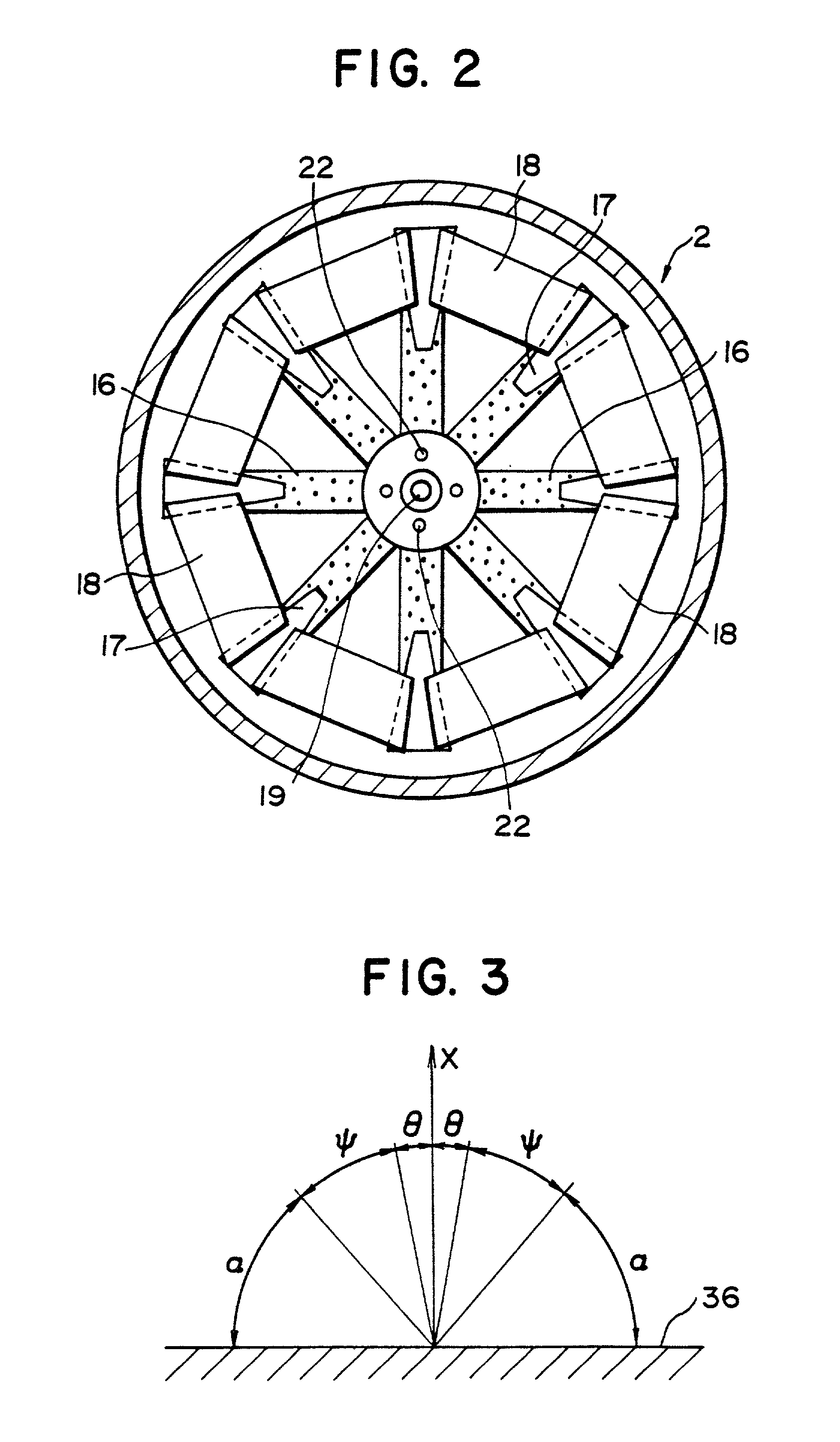 Suface procesing method by blowing submicron particles