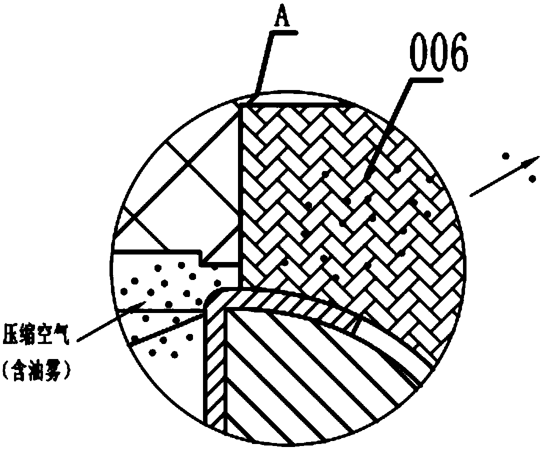 Novel oil filtering dryer assembly