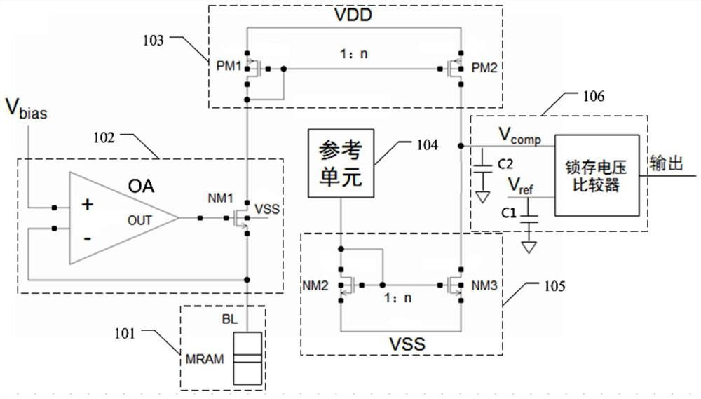 A data reading circuit and storage unit