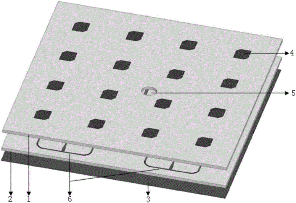 High-bandwidth organic substrate antenna structure and manufacturing method