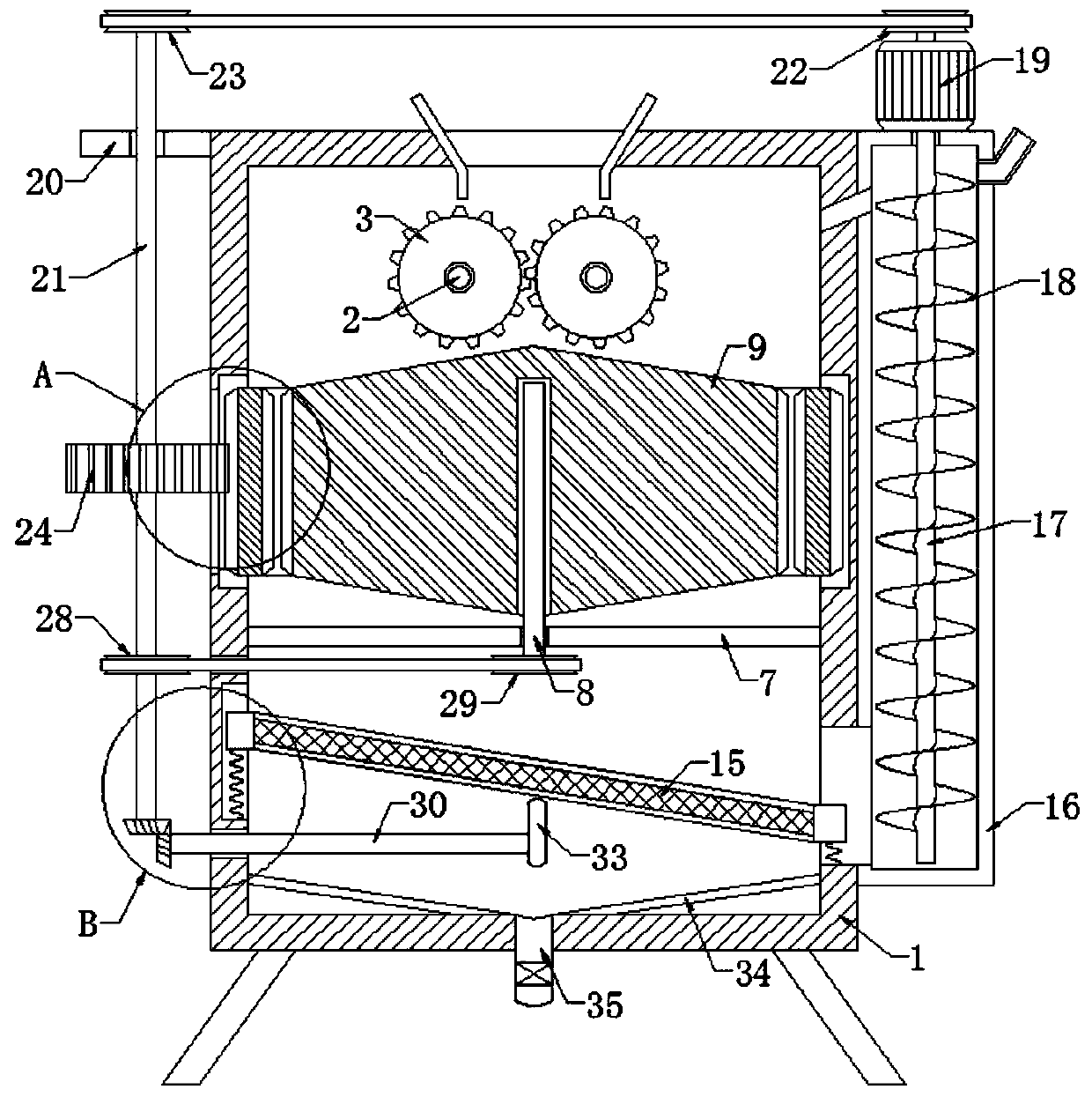 Ball-milling mixer for producing drilling-milling-integration hard alloy