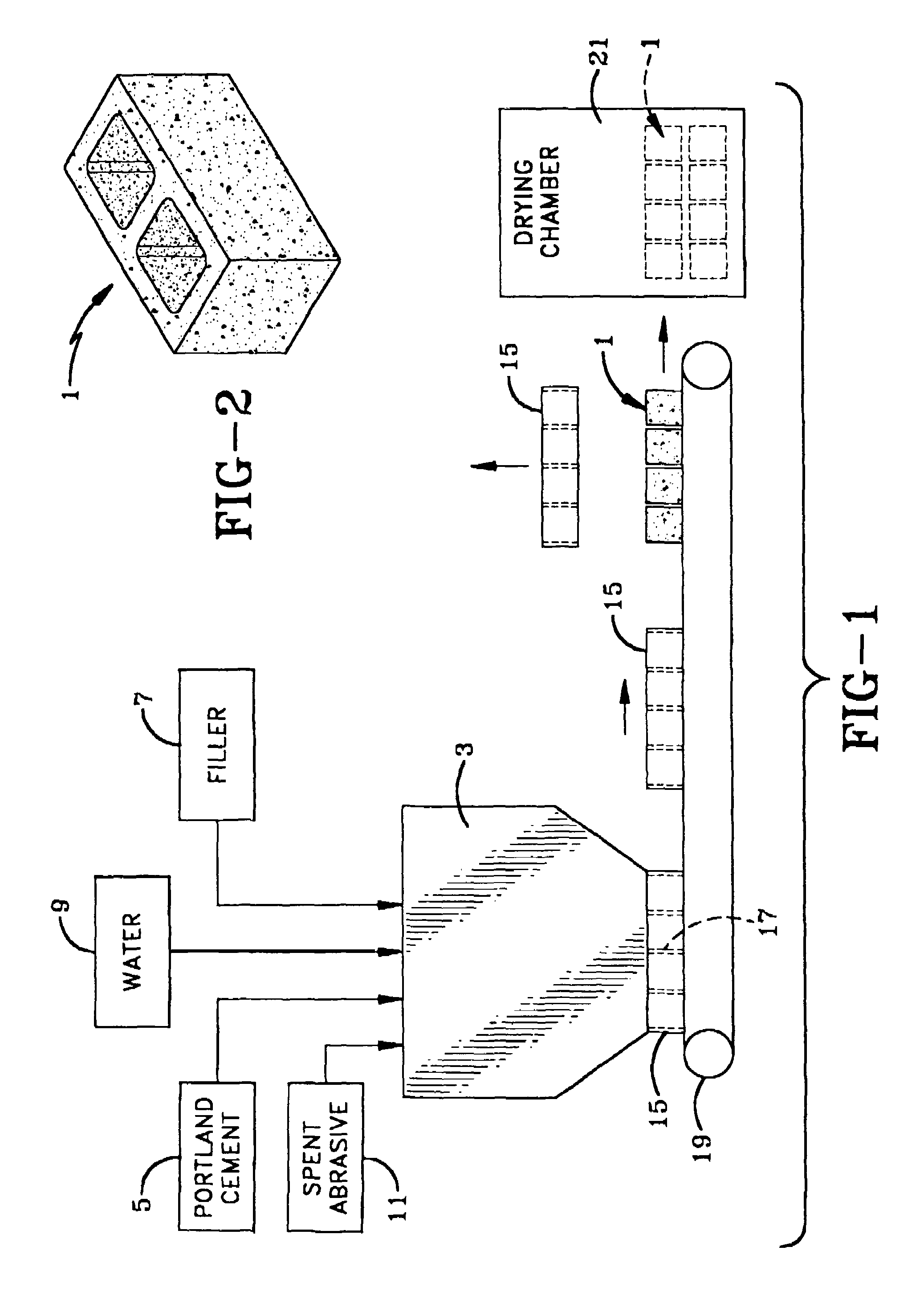 Concrete block and method of making same