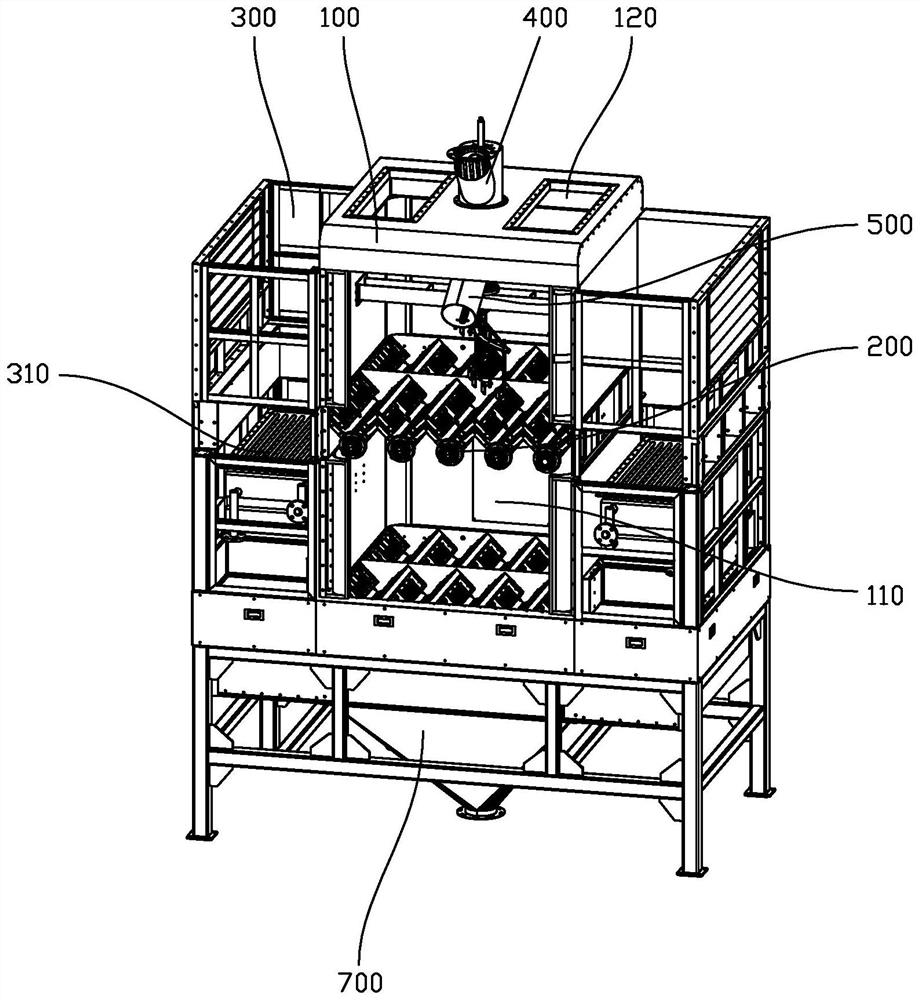 Vertical dryer capable of drying more uniformly