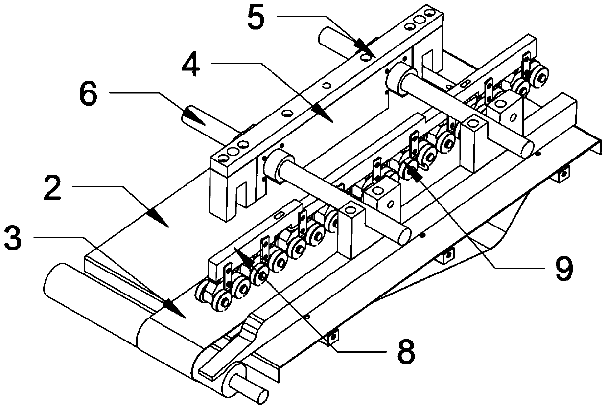 Grooving machine with deviation rectifying device