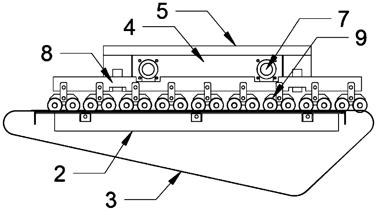 Grooving machine with deviation rectifying device