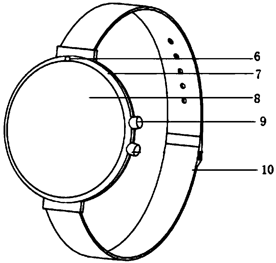 Clinic respiration detecting device and method