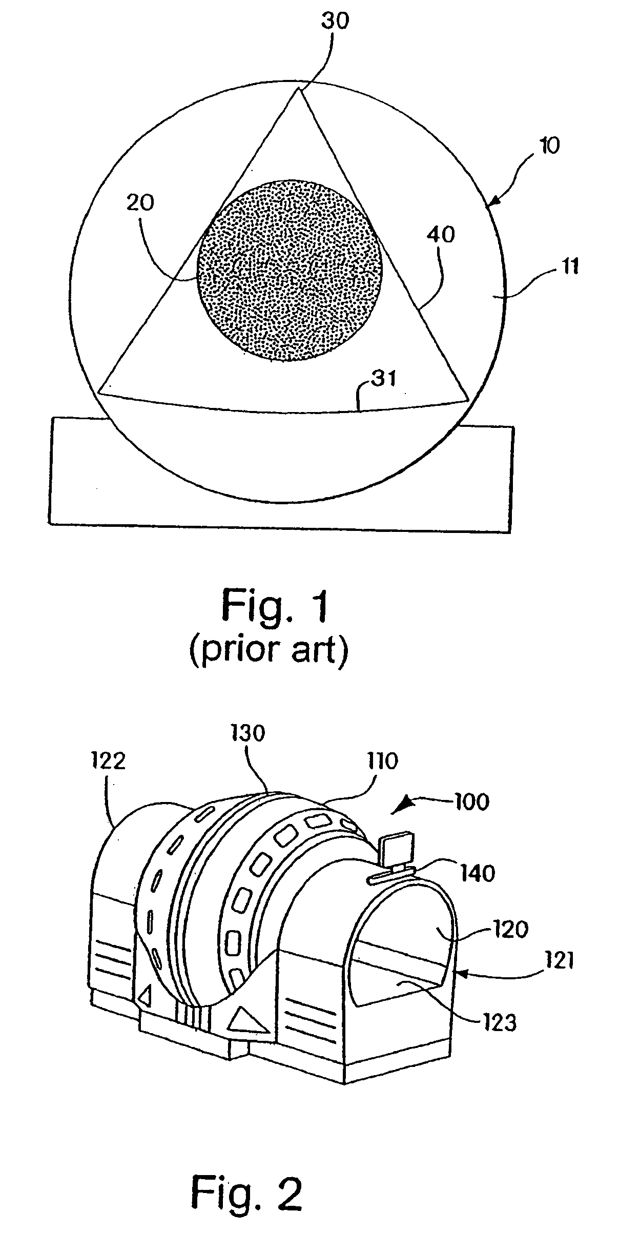 Folded array CT baggage scanner