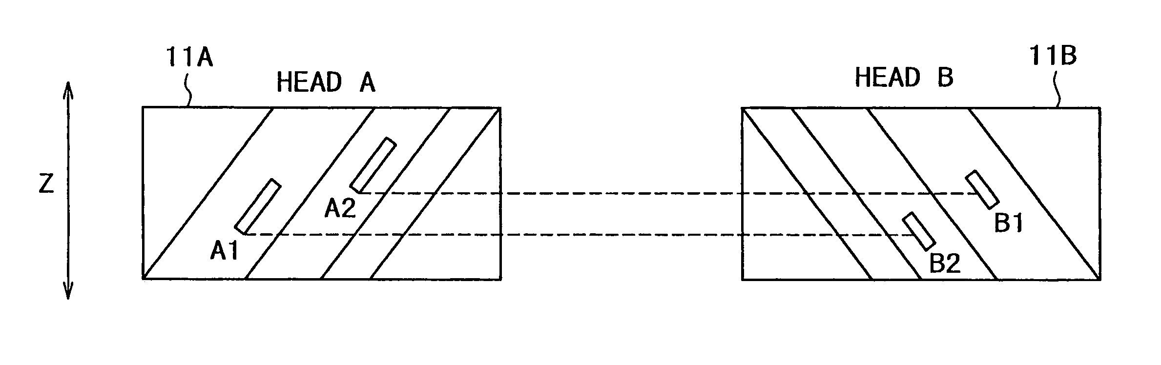 Head system, recording and reproduction system, and magnetic recording method