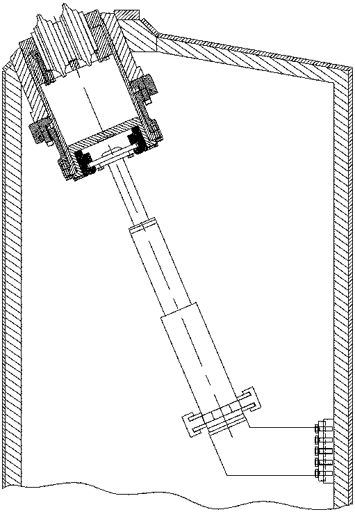 Variable-diameter ordinary pressure tool changing cutter and shield tunneling machine using the same