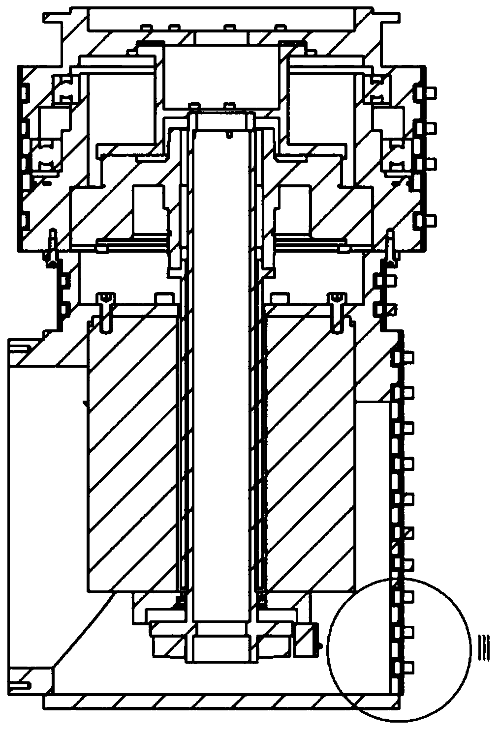 Neutral buoyancy trimming device for realizing wrist structure of underwater mechanical arm