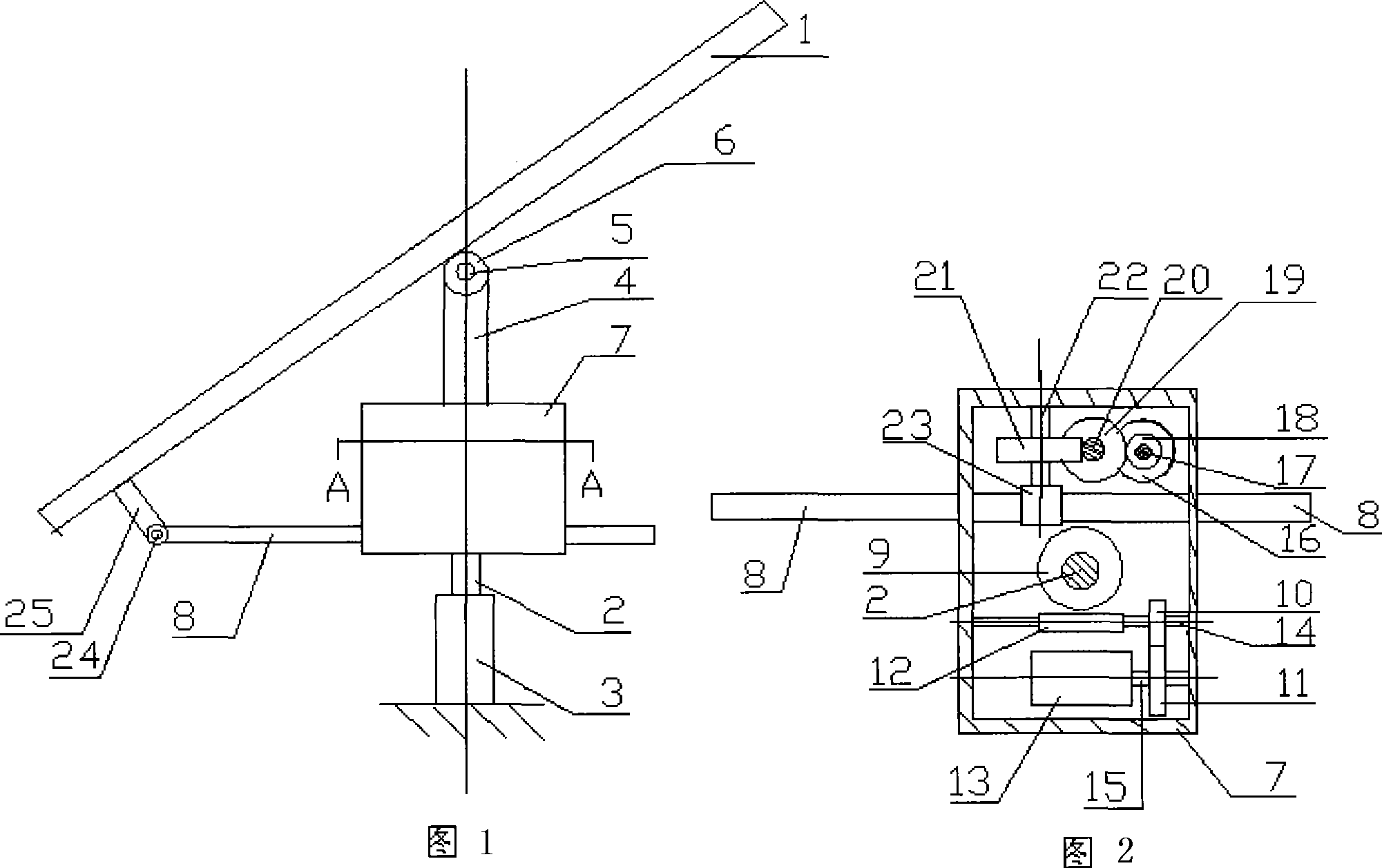 Straight rack worm wheel driven planar solar autotracker