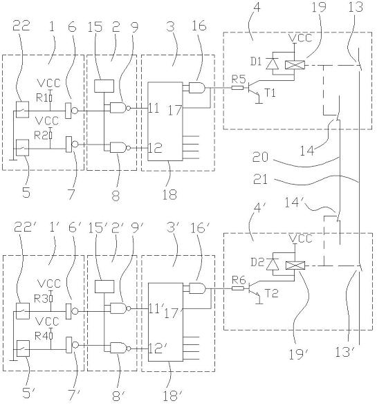 Digital anti-reversal circuit for escalator