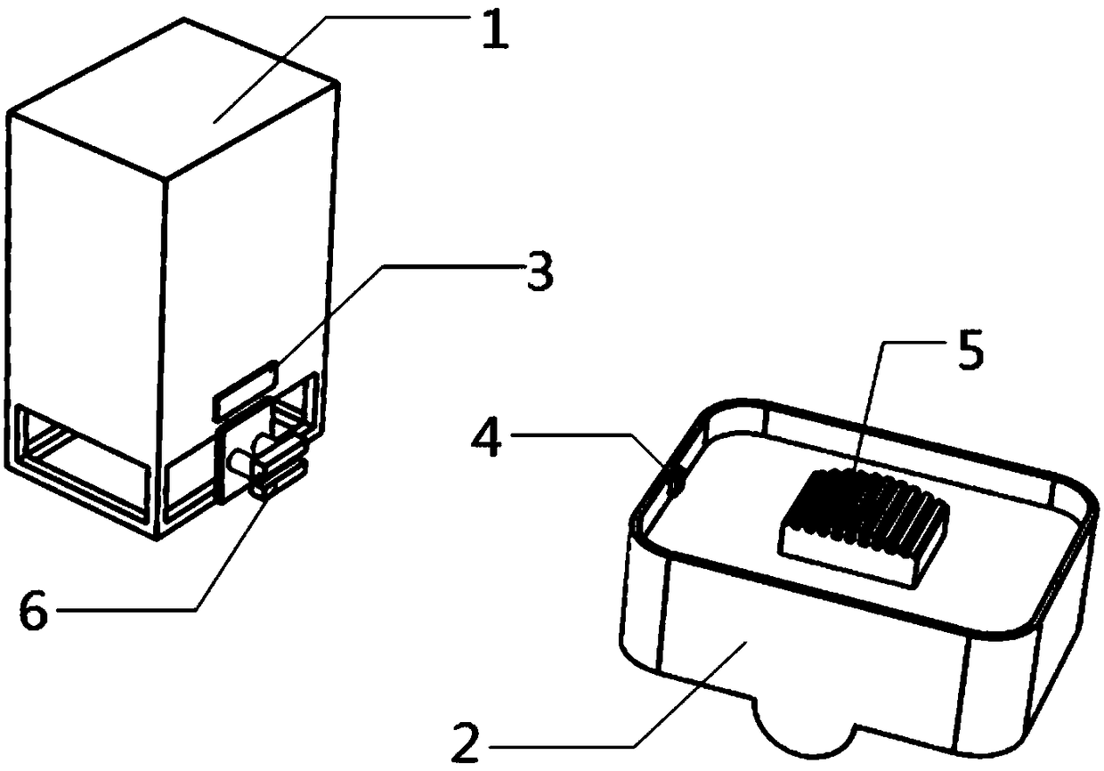 Alignment system and method for automatic charging of robots based on vision