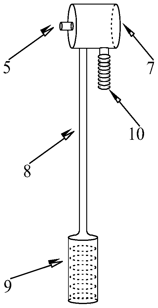 Testing device and testing method for uniaxial compressive strength of coal-rock mass