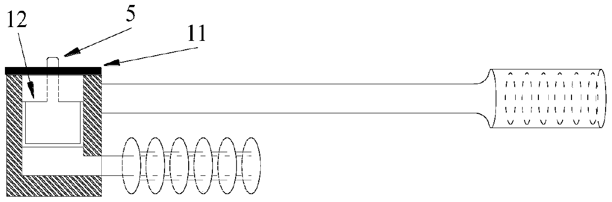 Testing device and testing method for uniaxial compressive strength of coal-rock mass