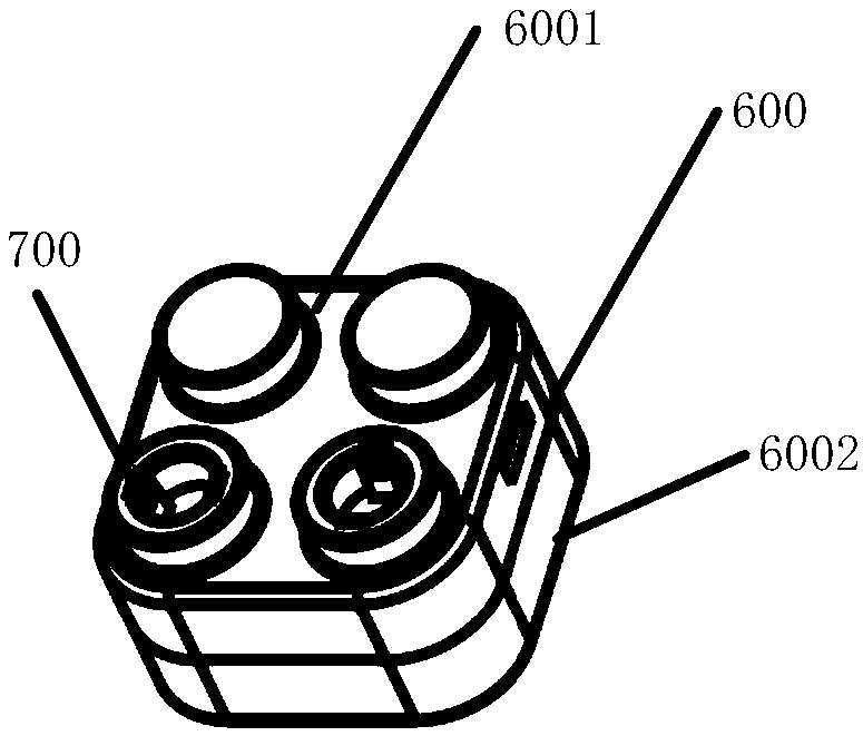 Splicing combined building blocks and their building equipment assemblies, and building block bus assemblies