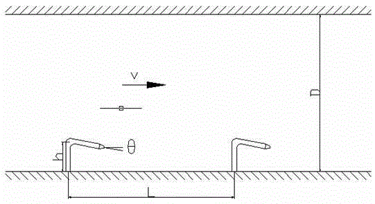 Soot blowing device used for circular flue of coal-fired power plant