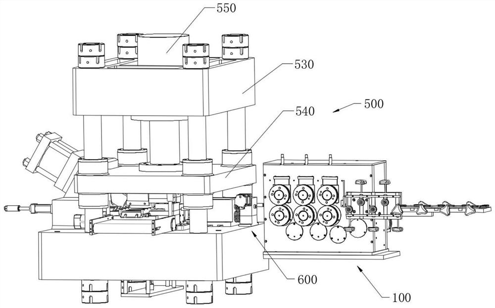 Single-support automatic forming equipment