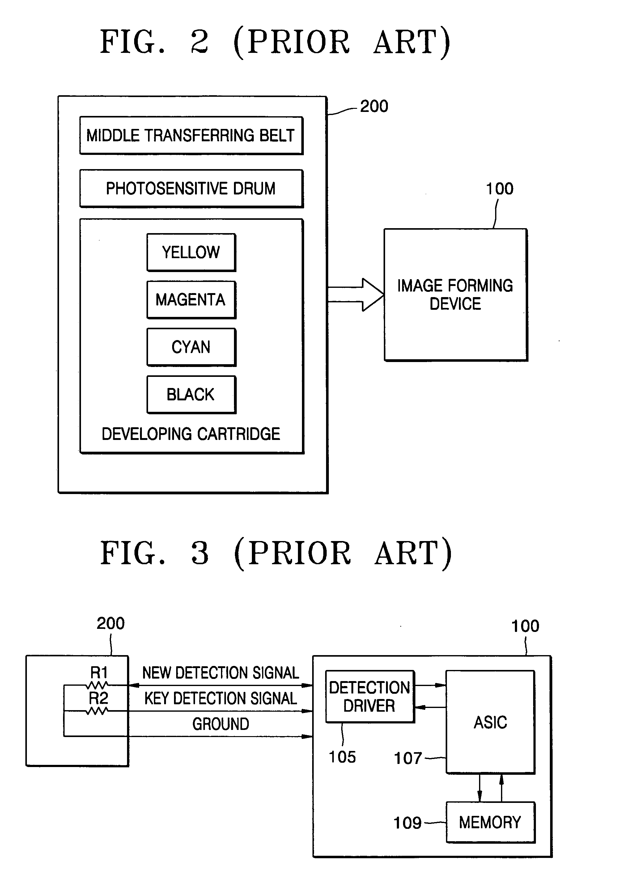 Image forming device, consumable used in the image forming device, and method of managing status information of the consumable