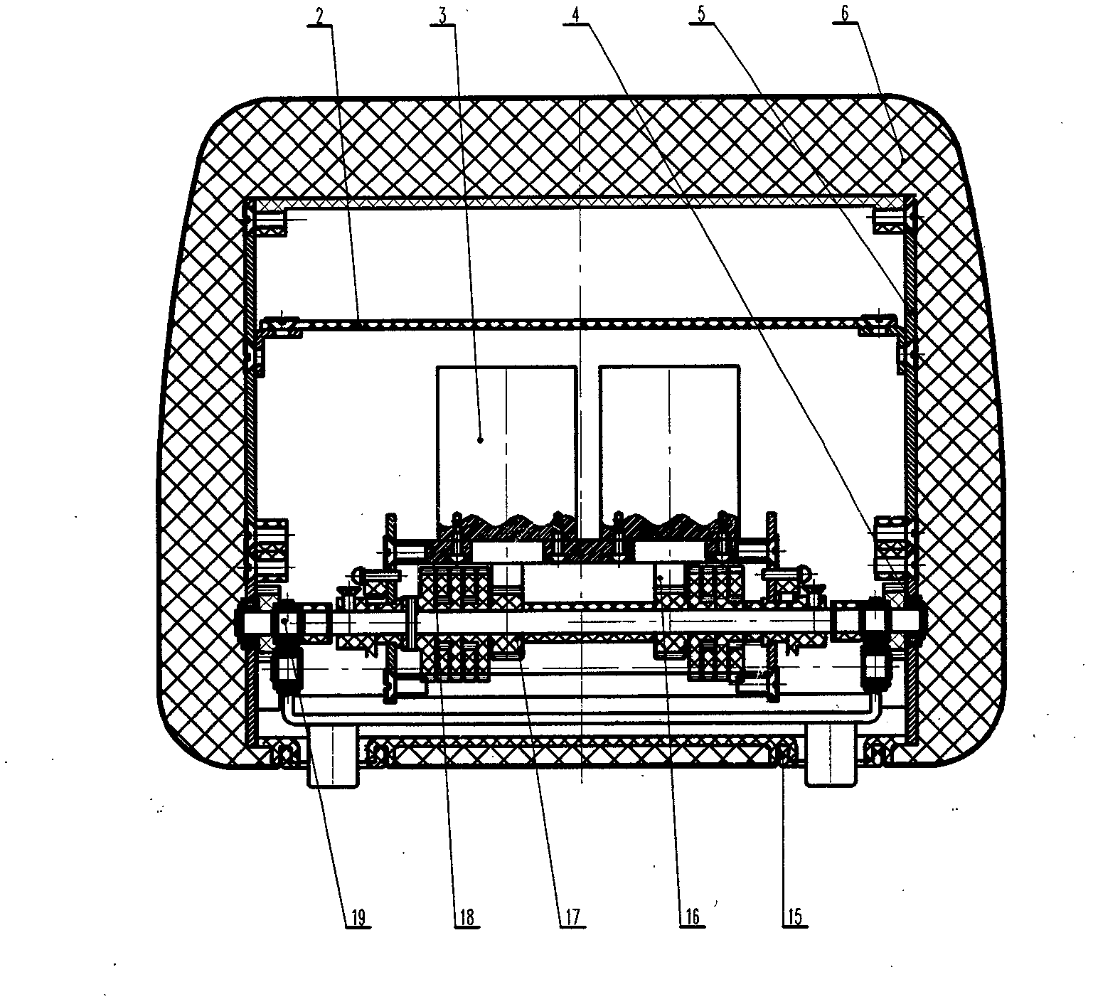 Headrest for vehicle seat and sofa backrest capable of automatically regulating angle and front and back positions