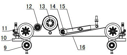 Mechanical hand capable of working on any 3D curve and action process for mechanical hand