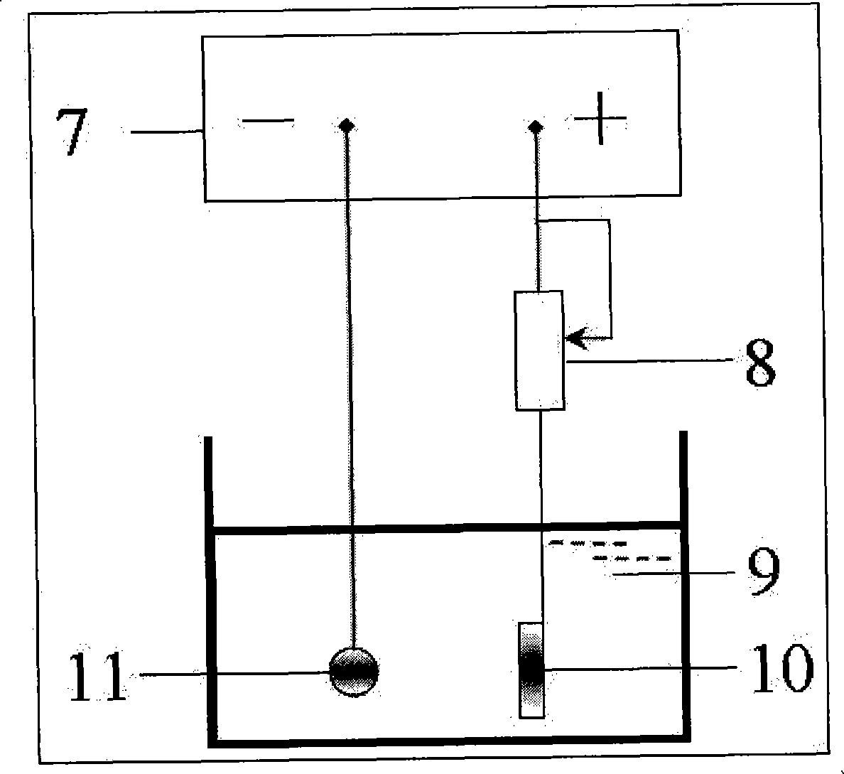 Method of preparing ion blocking electrode battery for measuring electronic conduction