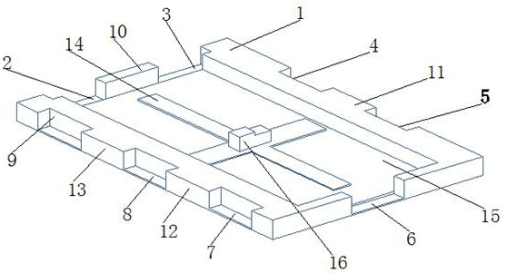 Packaging blister box realizing automatic stacking and bearing