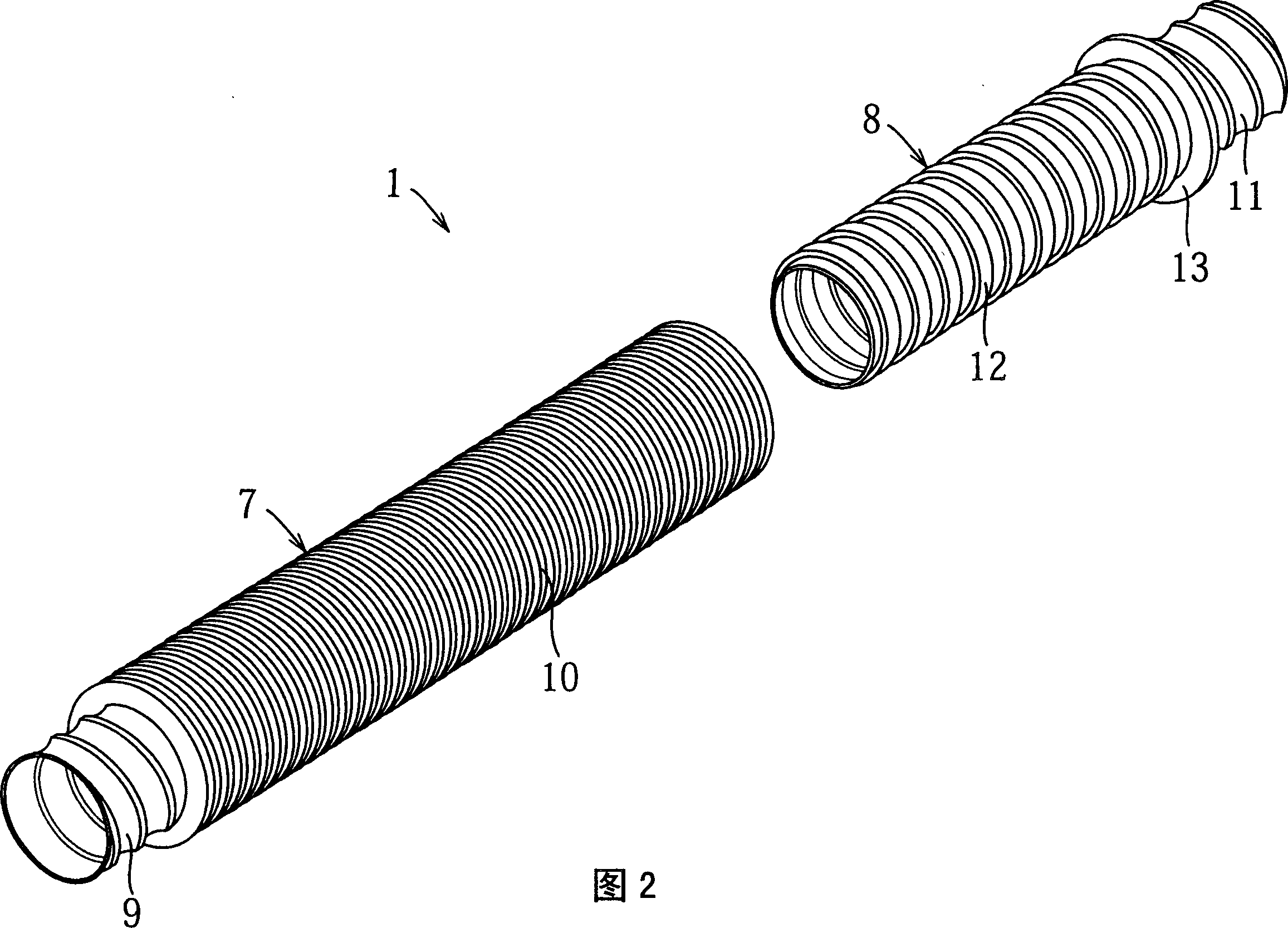 Joint for casing and casing connecting structure using said joint