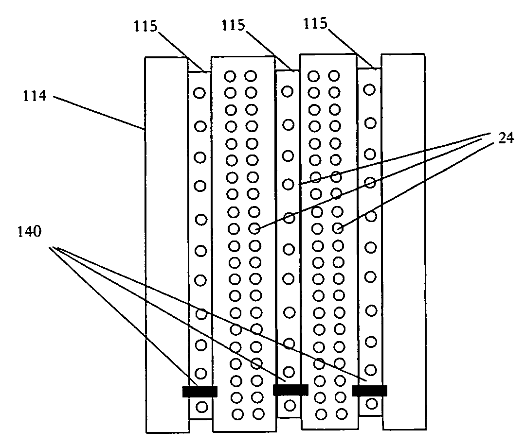 Web stabilization on a slip and cut applicator