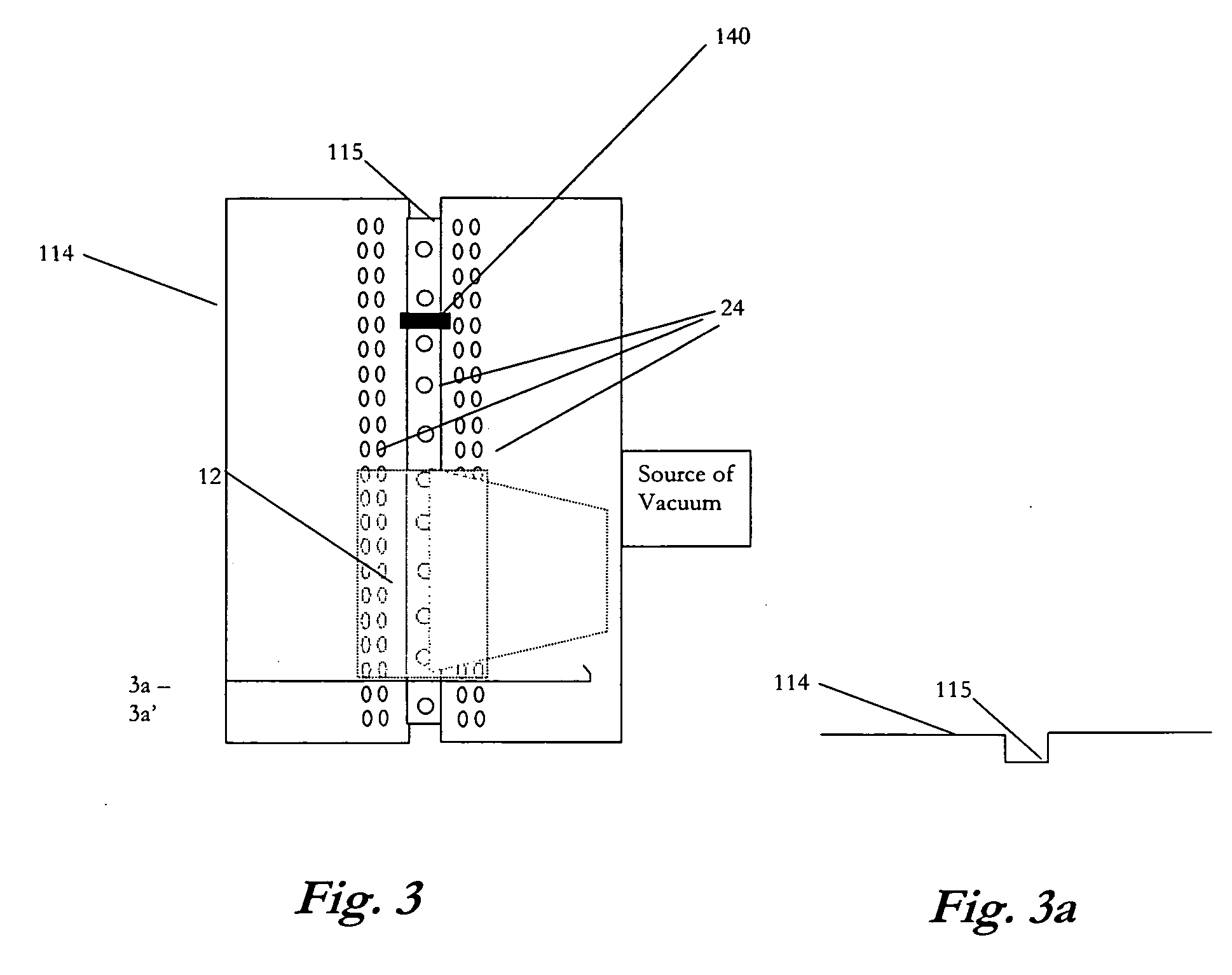 Web stabilization on a slip and cut applicator