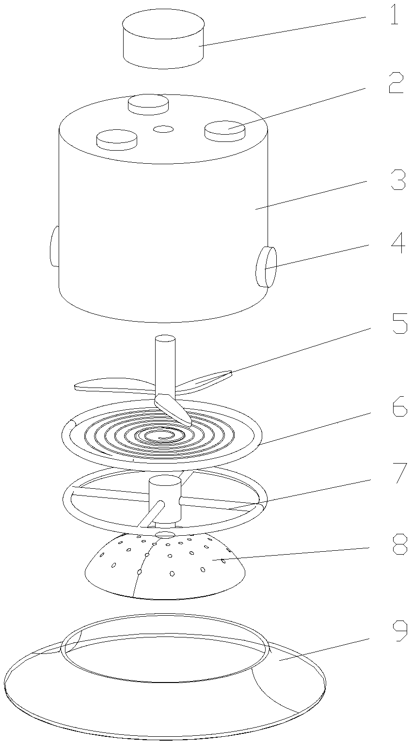 Device and method for quickly repairing thermoplastic plastic automobile parts