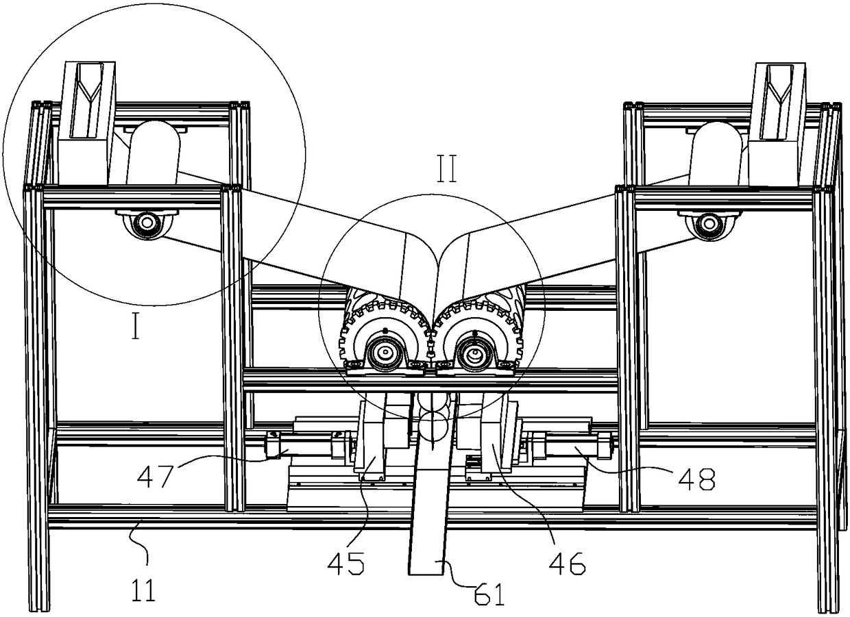 Assembly line for automatically packaging solar heat collection shuttle