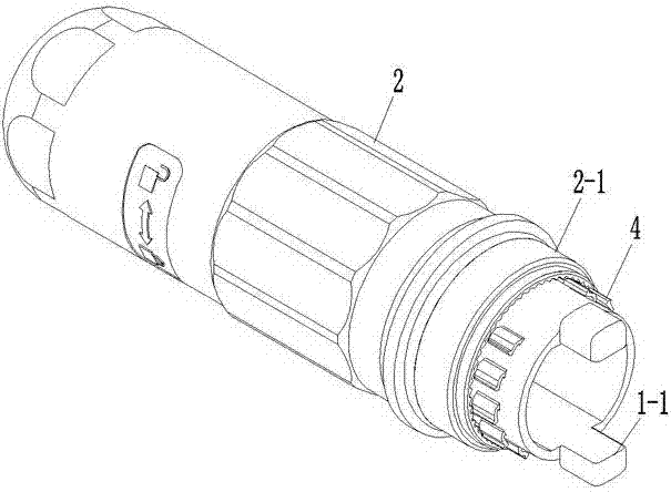 A connector that prevents screw back